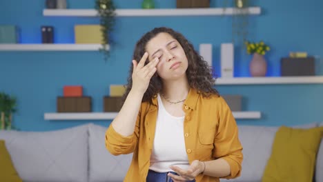 dolor en los ojos.