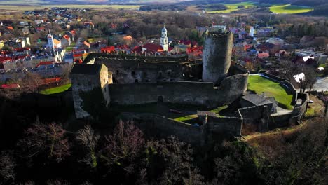 Schloss-Bolkow-In-Niederschlesien,-Polen