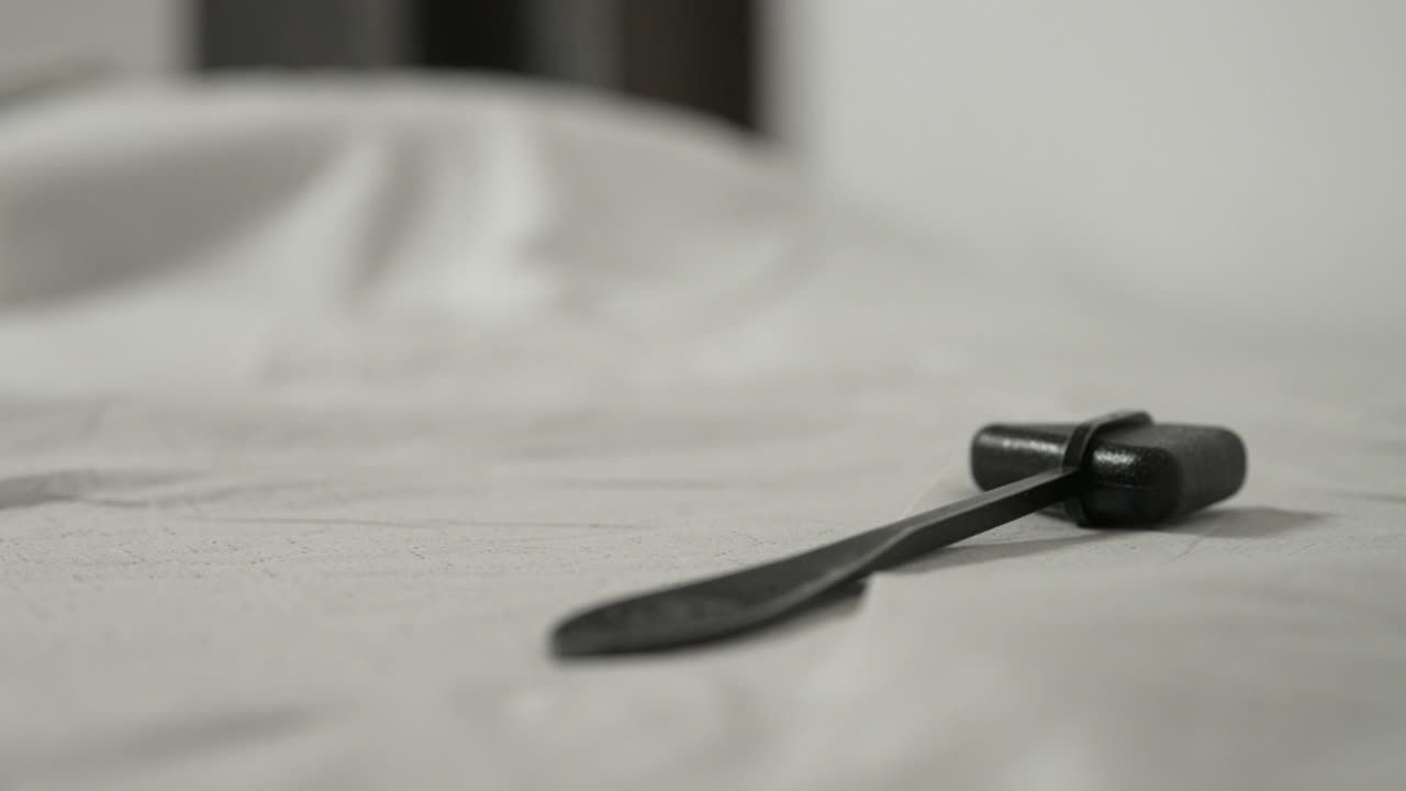 Medical Hammer on a Bed