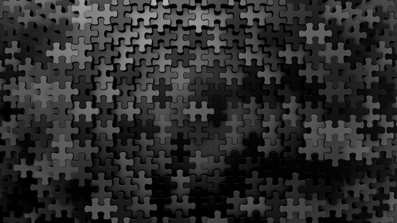 los rompecabezas formaron una onda