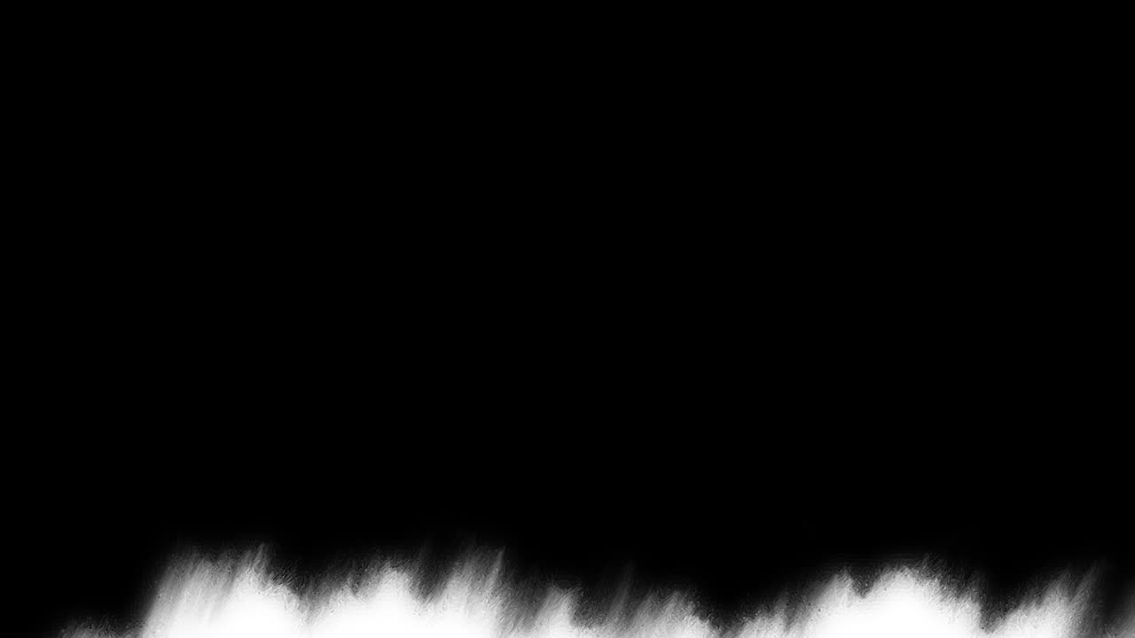 추상적인 잉크 스플래터 전환 또는 검은색과 색의 무결 루프를 나타니다.