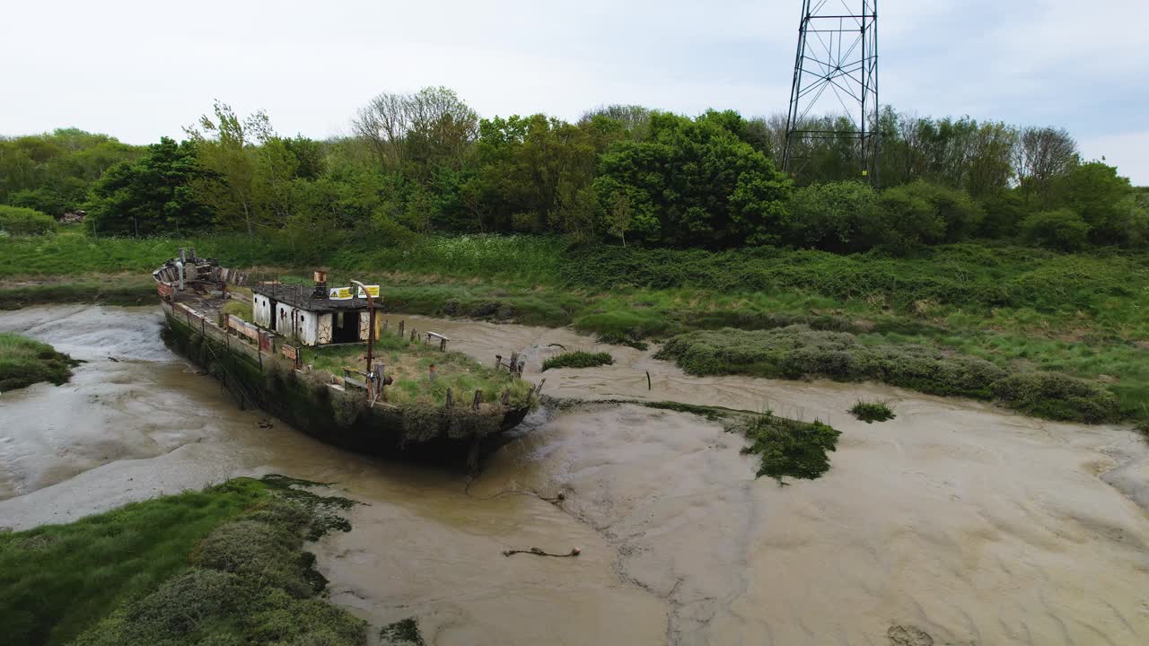 vista aérea de la naturaleza y el clima tomando el control