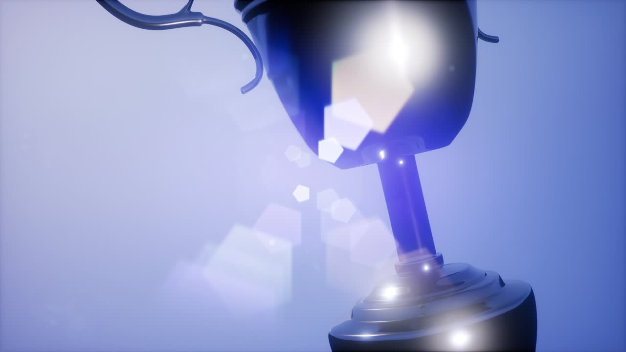 4k 슈퍼 슬로우 모션 챔피언 트로피 컵