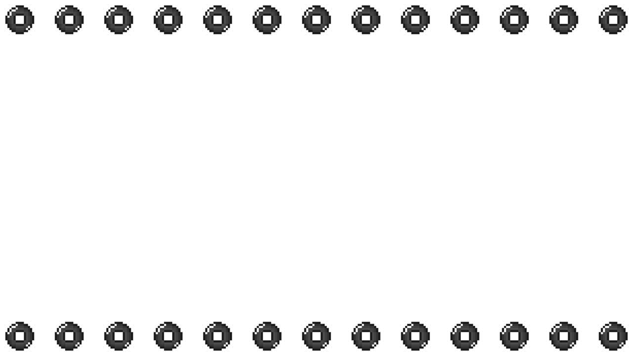 Pixel Art Mini Circle mark Frame Animated Overlay 1080p Transparent 30 fps (6).mov