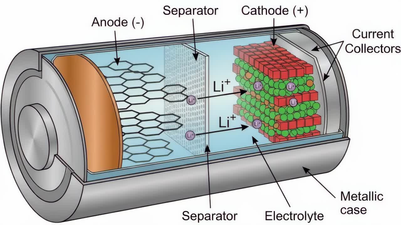 Lithium-ion battery components and function