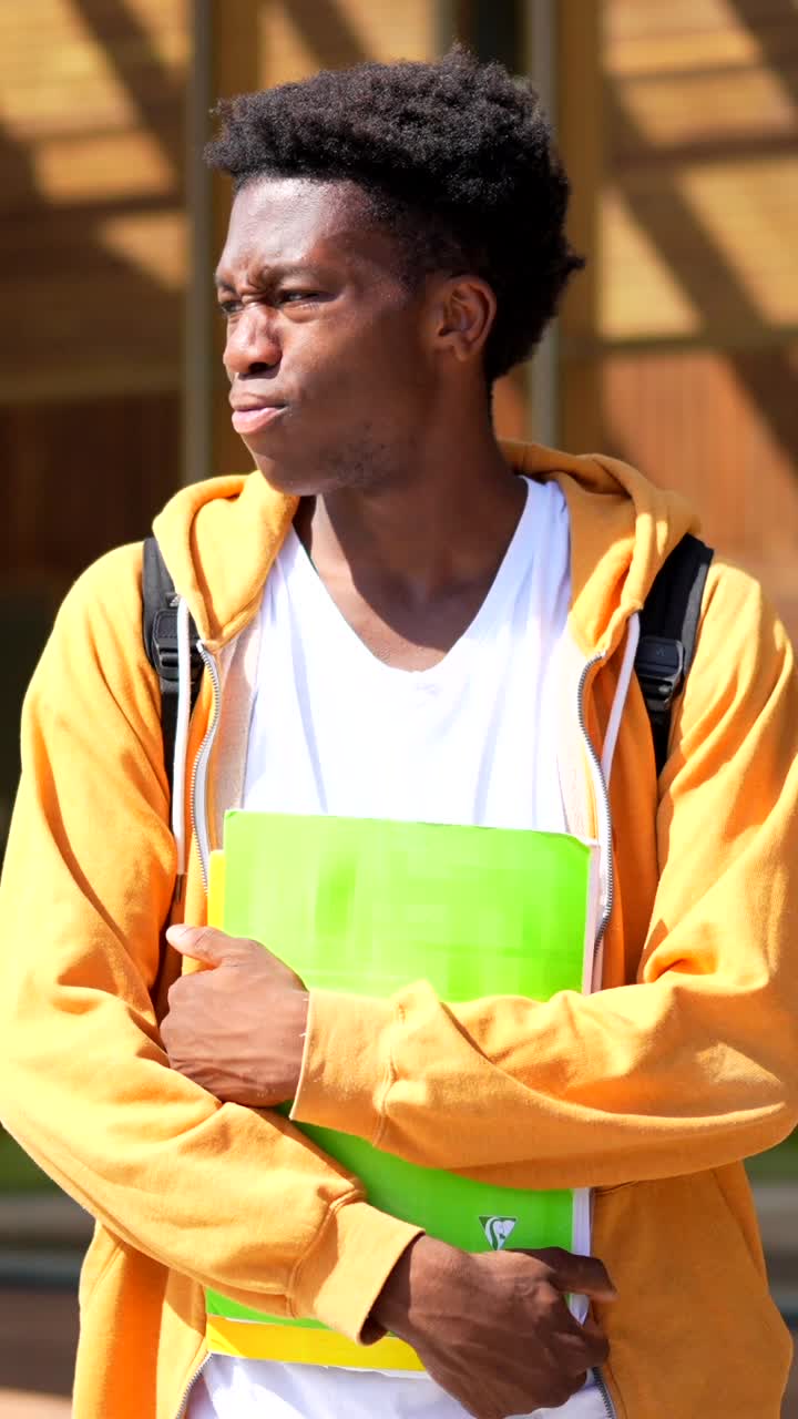 Young Student with Books