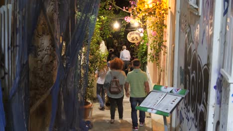 small side street in athens