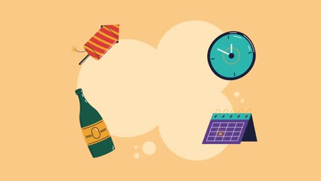 celebración de la víspera de año nuevo