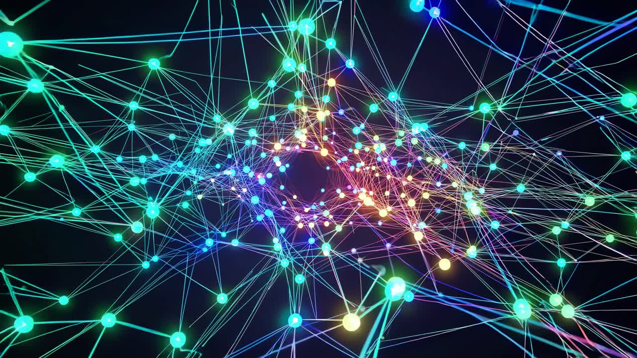 visualización de la red abstracta