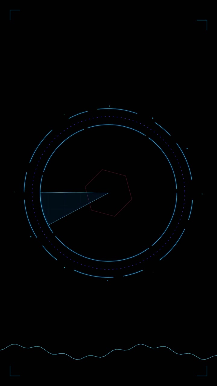 Interfaccia Radar Digitale con Scansione Circolare