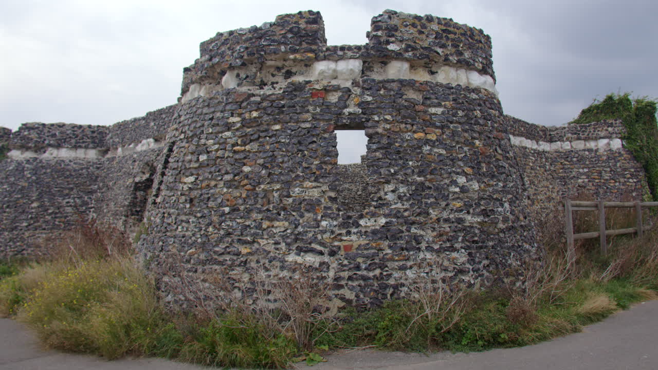 Wide shot of the front Bastion of Neptune's Temple, tower at kinggate bay