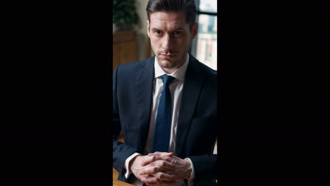 business man in formal attire
