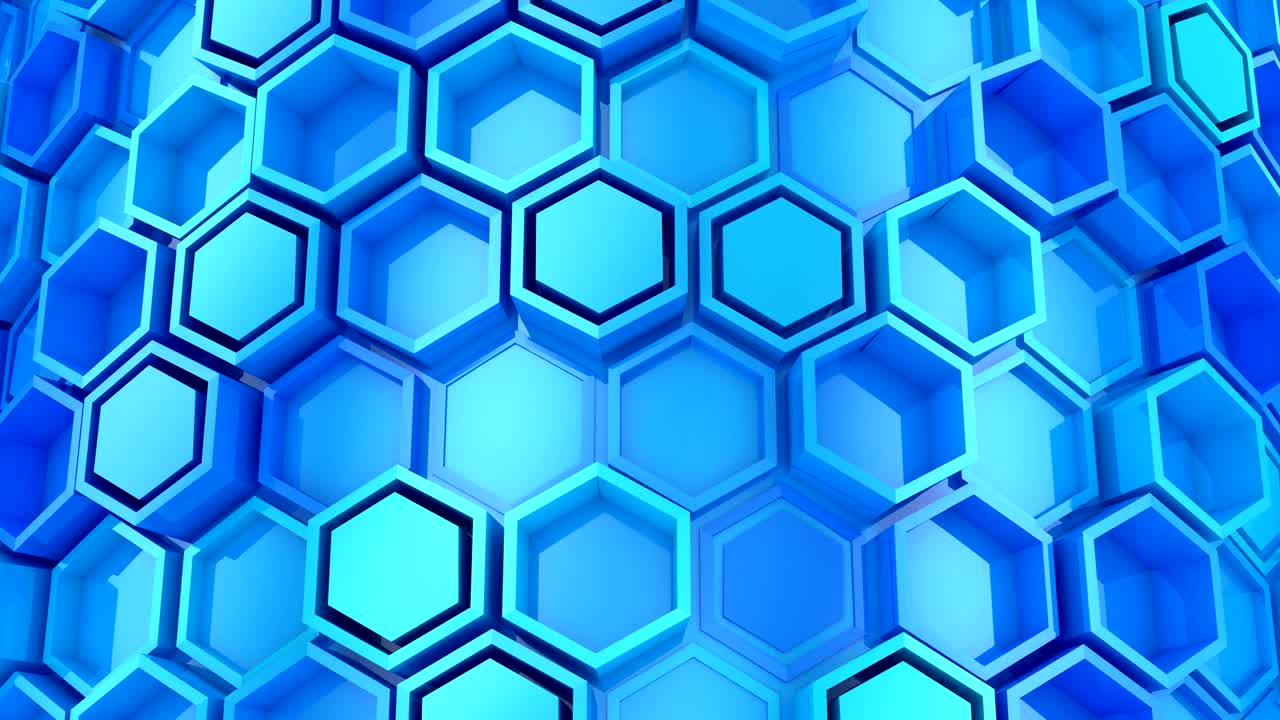 el fondo de los hexágonos