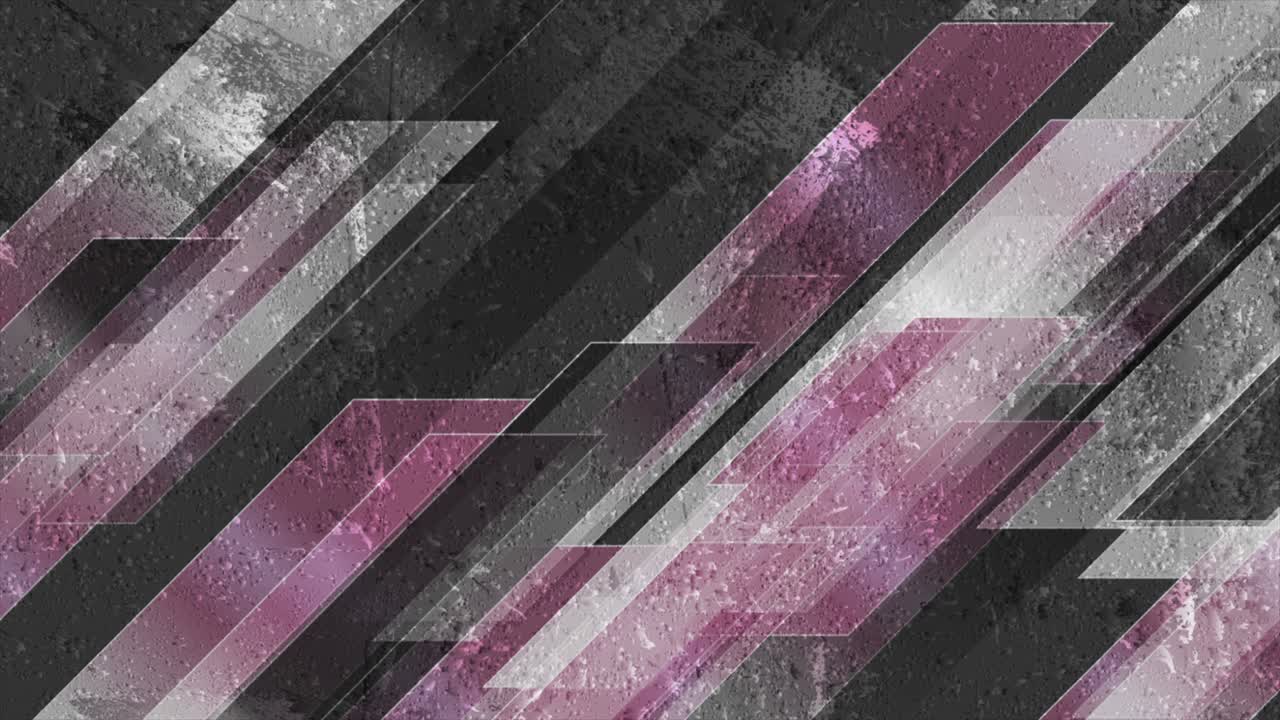 rayas grunge púrpuras y grises diseño de movimiento abstracto