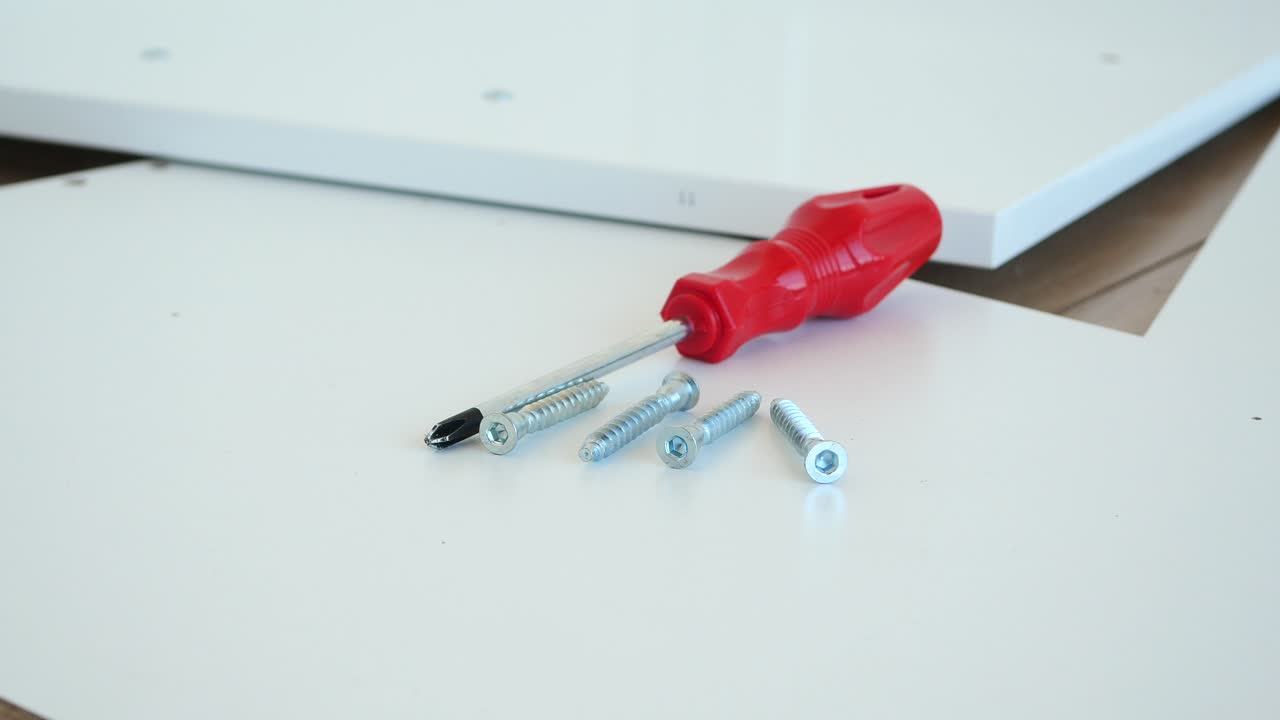 Furniture assembly tools and screws