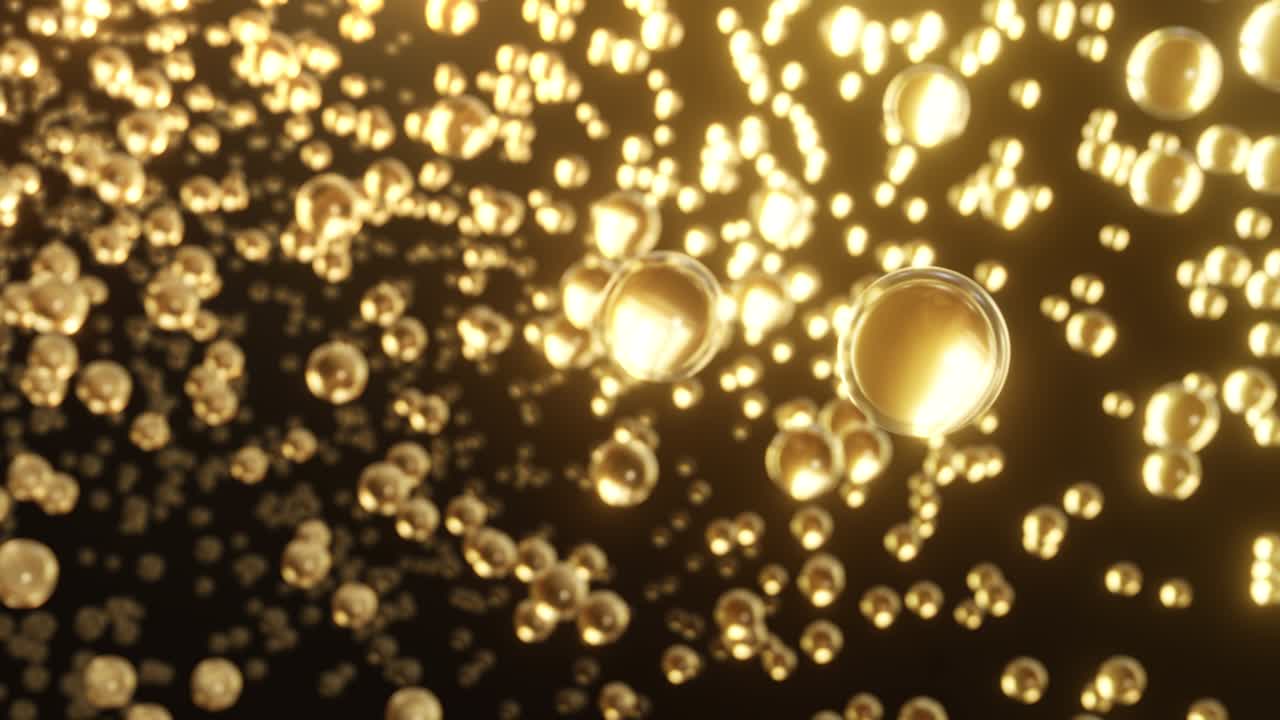 아름다움 반이는 거품 어리 또는 방울