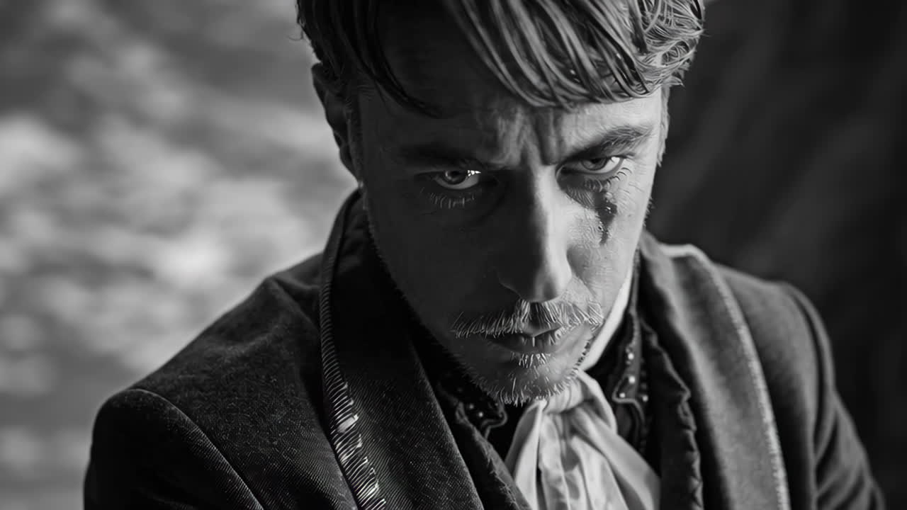 흑백 역사적 초상화