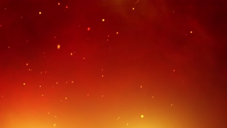 abstract background - fiery inferno: glowing embers background with eruption of blaze and searing heat