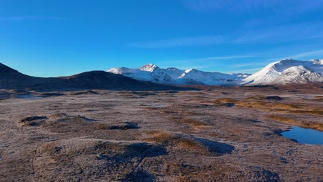 fotografía aérea del monte negro munros en el páramo de rannoch