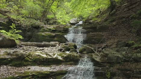 cascada, bosque, bosques, río, vratsa
