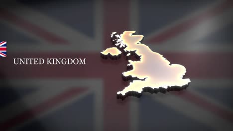 3d animated map of the united kingdom