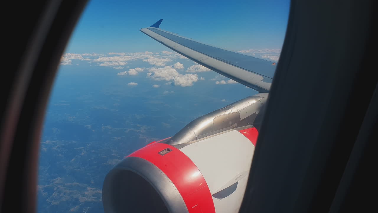 vista del avión desde la ventana