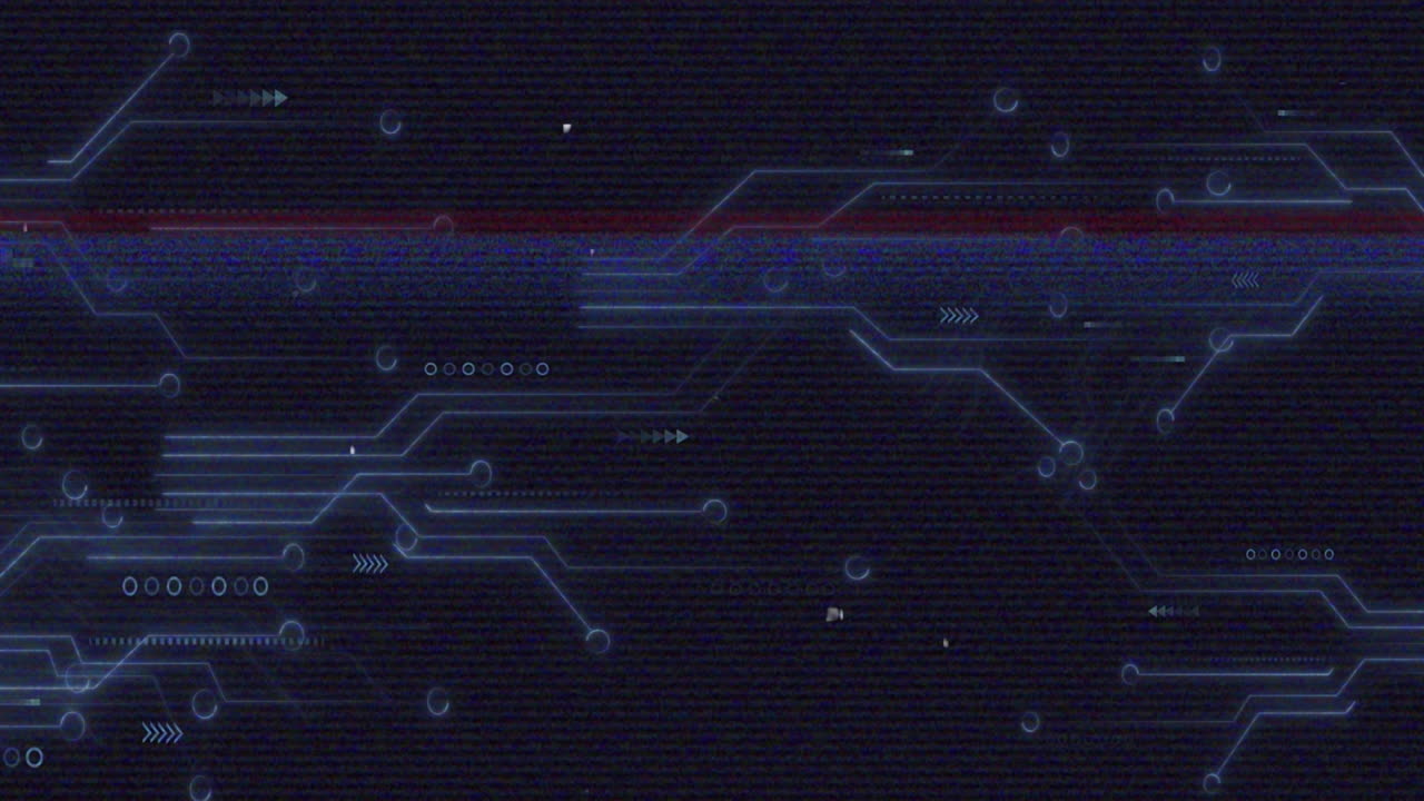 Animation of network of connections over data processing