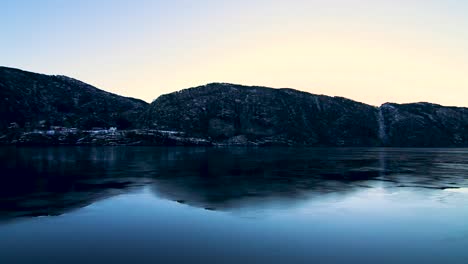 boating-in-the-fjords-surrounding-Bergen,-Norway