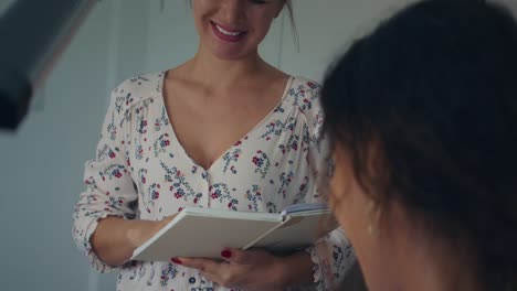 beauty salon consultation