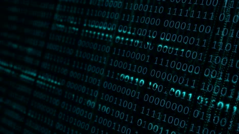Binary Digital Data Background.