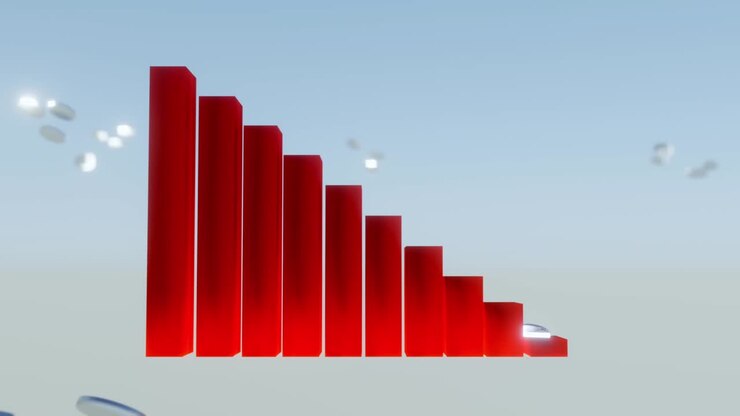 3D inflation graphic animation