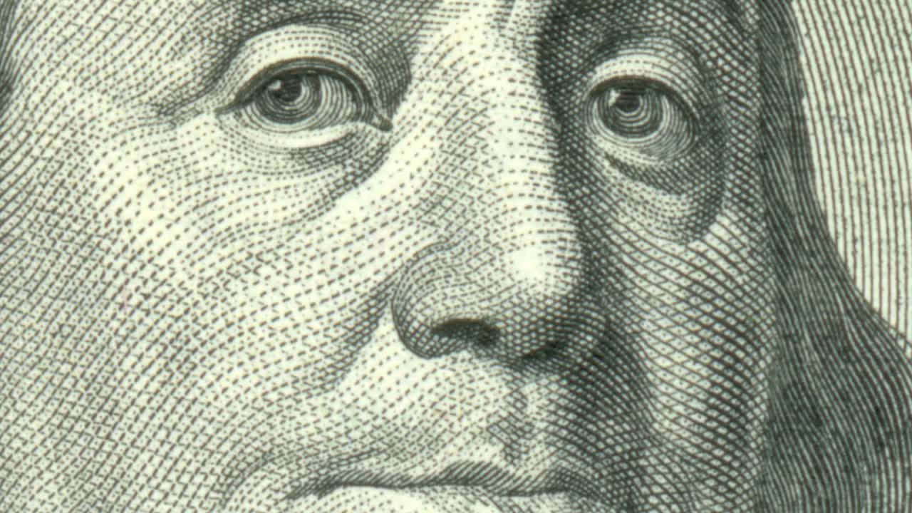 primer plano de un billete de un dólar estadounidense