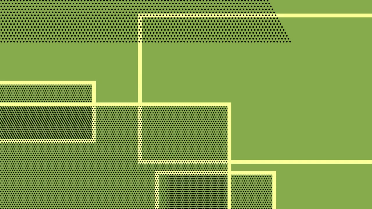 Rectangles on a green background