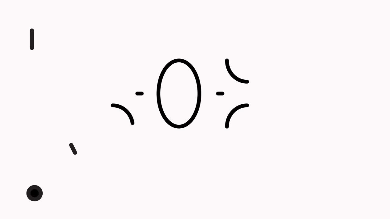 통화 정책 라인 아이콘 애니메이션 (알파)