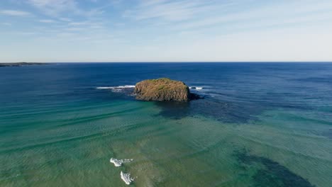 la isla de rangoon, minnamurra, en el sur de australia.