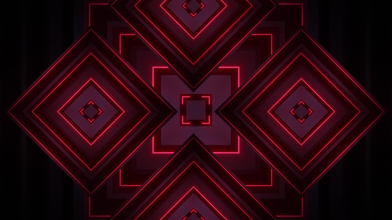 Geometric Neon Pattern