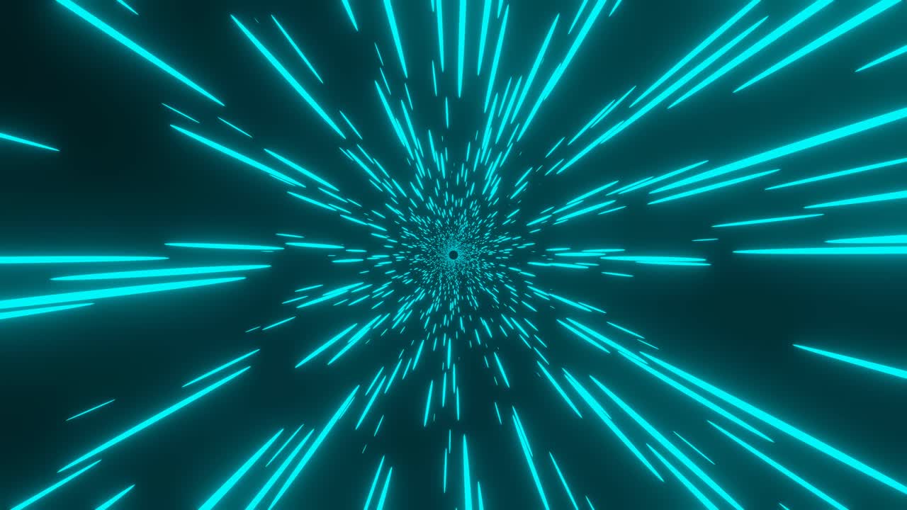 Blue Circular tunnel