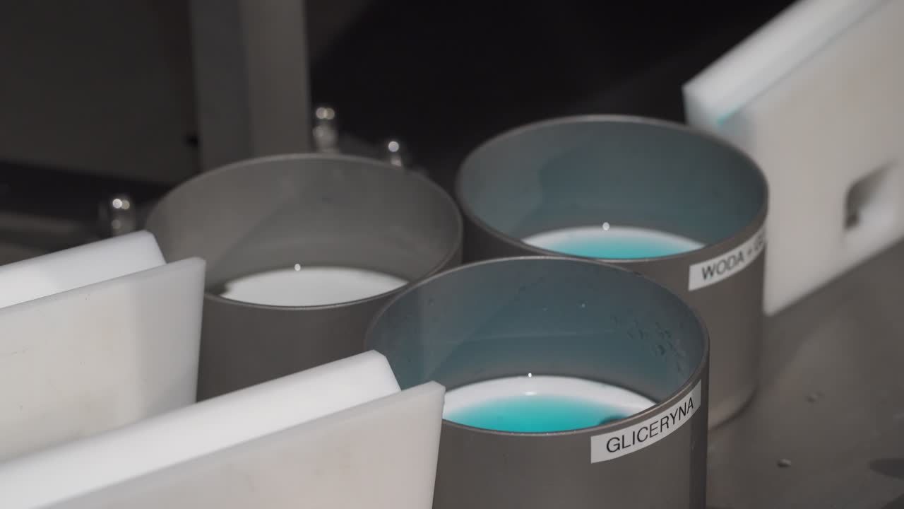 probar la viscosidad en un laboratorio