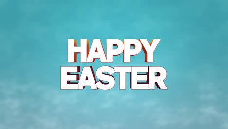 Modern-Happy-Easter-text-in-blue-sky