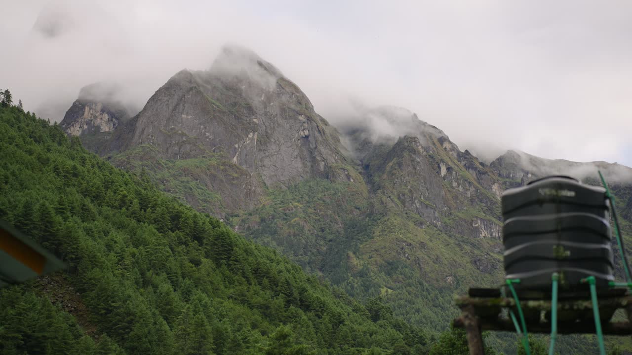 горный хребет на эвересте в базовом лагере в непале 4к