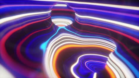 abstract colorful neon lines