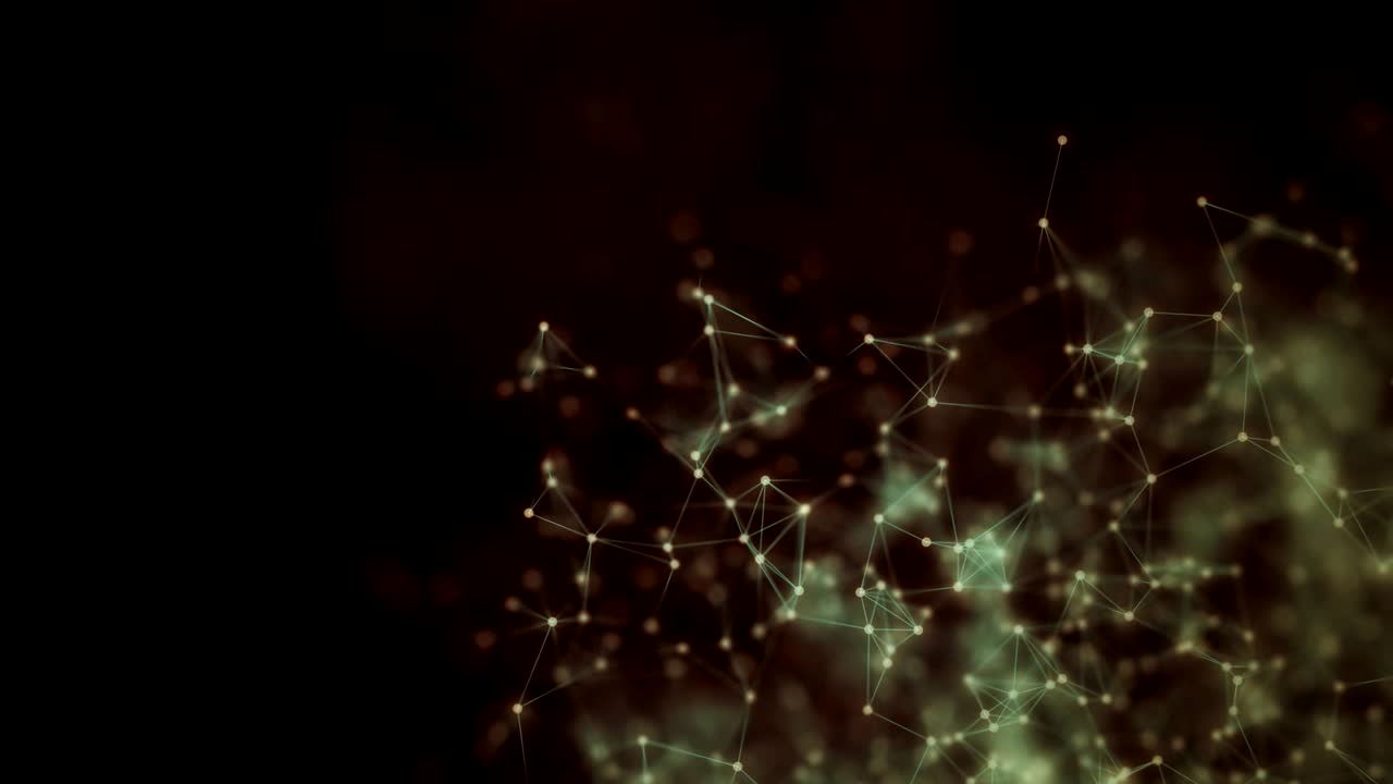 4K Abstract Molecular Mesh.