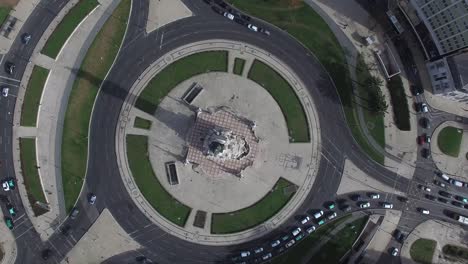 marques de pombal square, lisbon, portugal