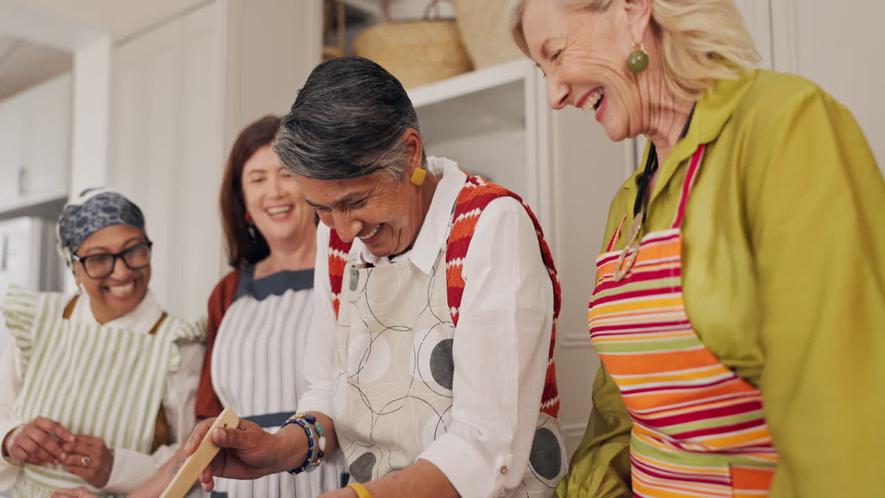 Women Cooking Together in the Kitchen