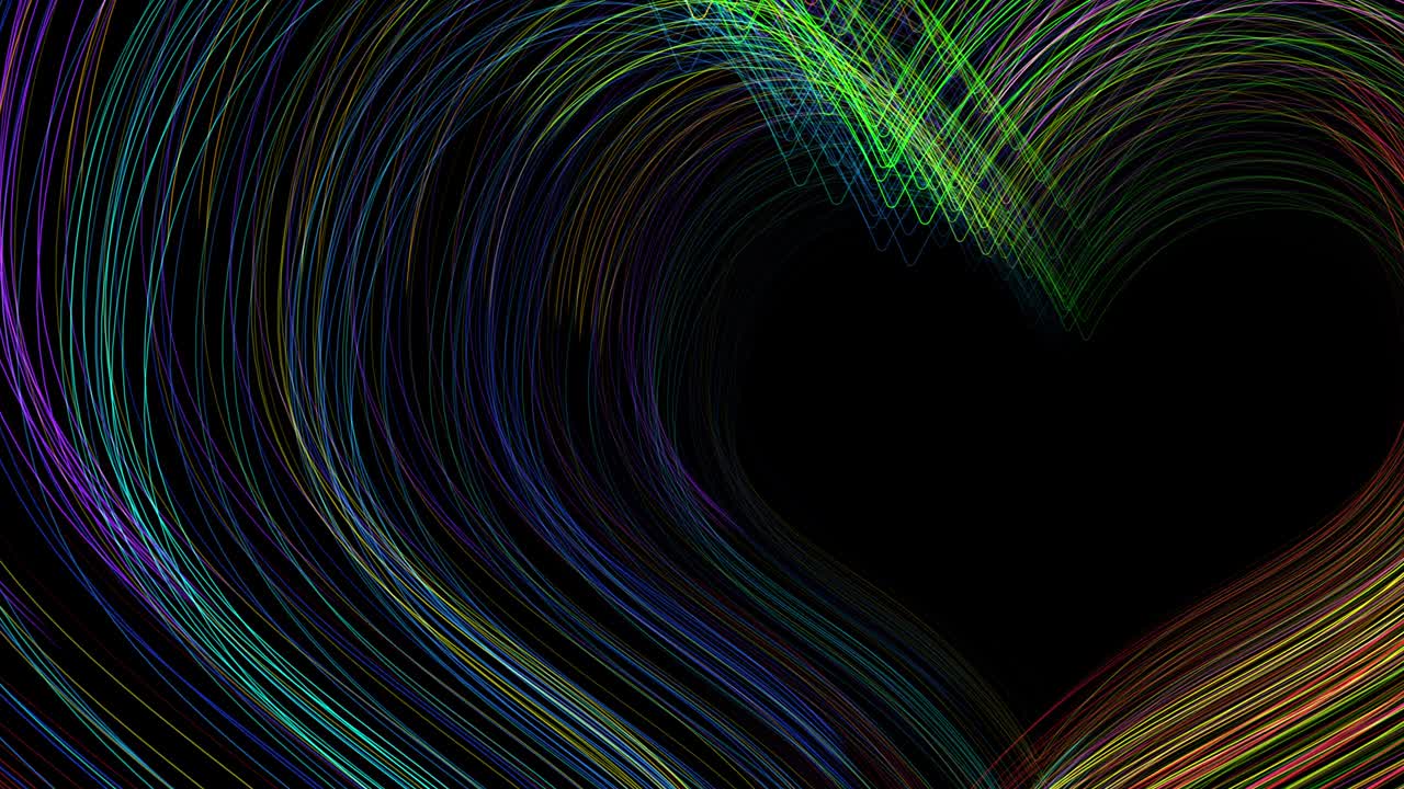 하트 라인 웨딩 휴가 cg 배경