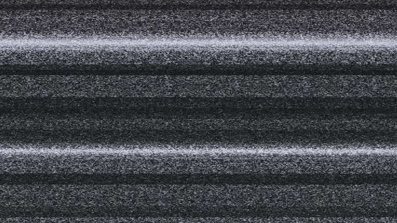 TV Static Noise and Horizontal Lines Interference