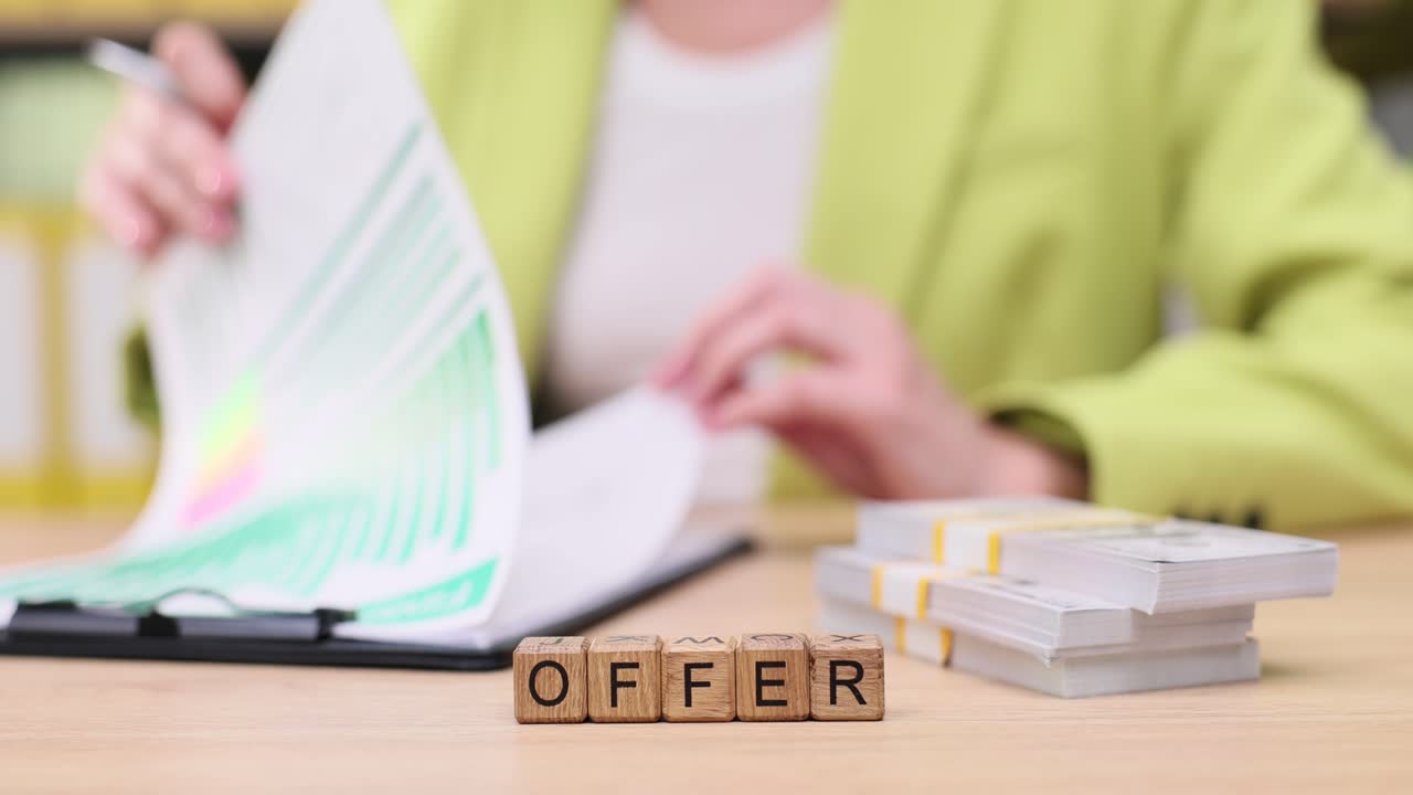 Business Offer with Money