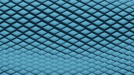 light blue 3d cubes in wavy movement background. simple  motion graphic seamless looped animation