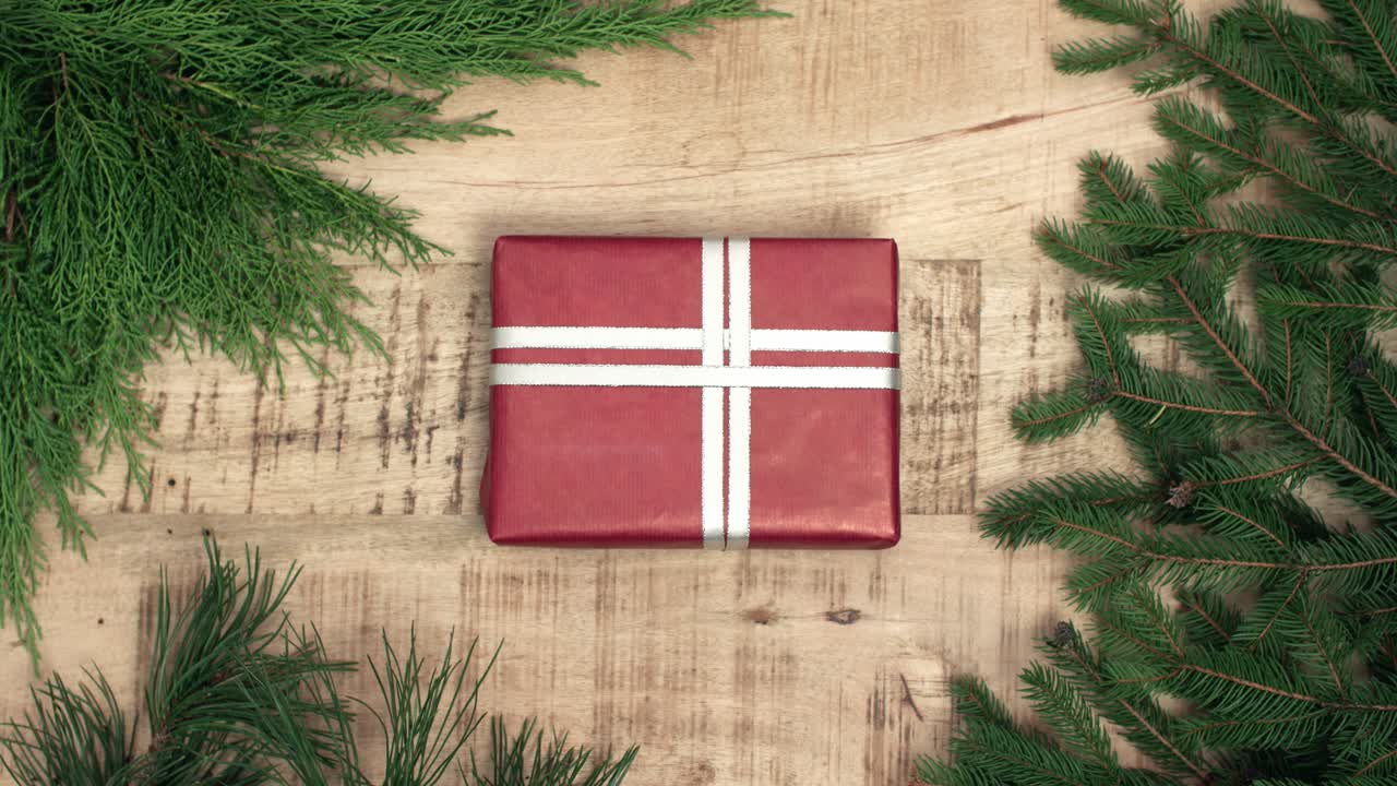 Stack of handcraft gift boxes