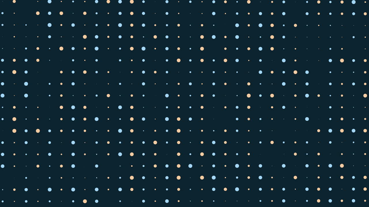patrón de puntos rosados y azules sobre un fondo oscuro